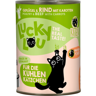 Lucky Lou Lifestage Kitten Geflügel & Rind - 400 g