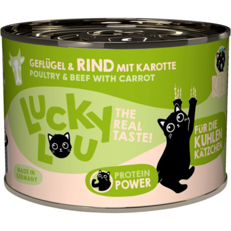 Lucky Lou Lifestage Kitten Geflügel & Rind - 200 g
