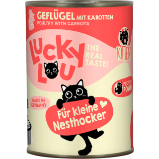 Lucky Lou Lifestage Kitten Geflügel - 400 g