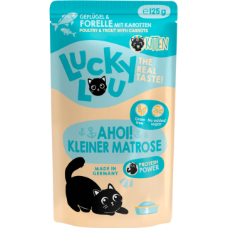 Lucky Lou Lifestage Pouch Kitten Geflügel & Forelle - 125 g