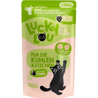 Lucky Lou Lifestage Pouch Kitten Geflügel & Rind - 125 g