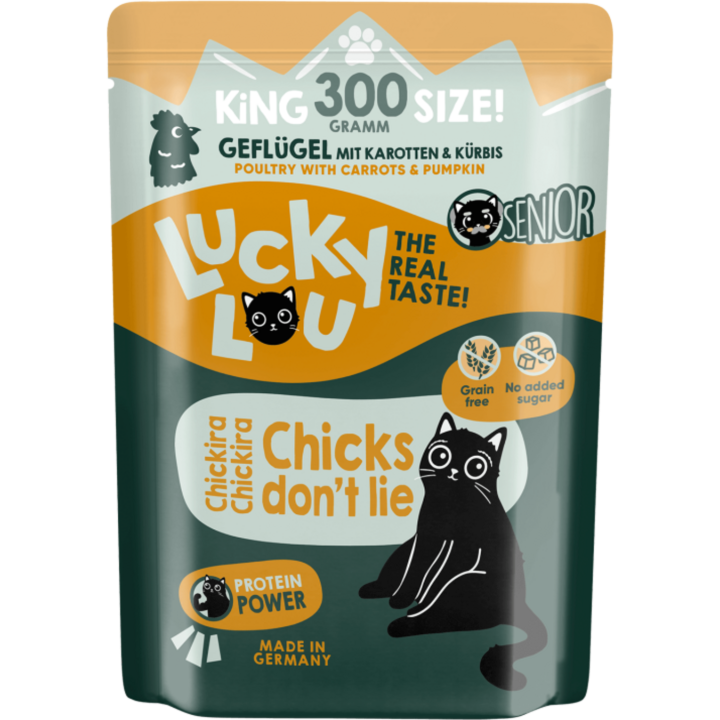 Lucky Lou Lifestage Pouch Senior Geflügel - 300 g