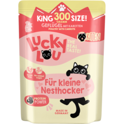 Lucky Lou Lifestage Pouch Kitten Geflügel - 300 g