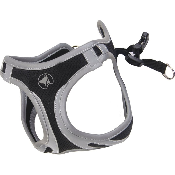 Croci Hiking Geschirr REFLECTIVE Schwarz - S