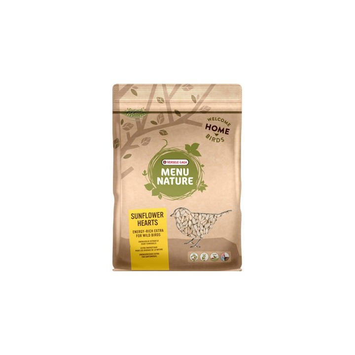 Versele-Laga Menu Nature Sunflower Hearts - geschälte Sonnenblumenkerne - 750 g