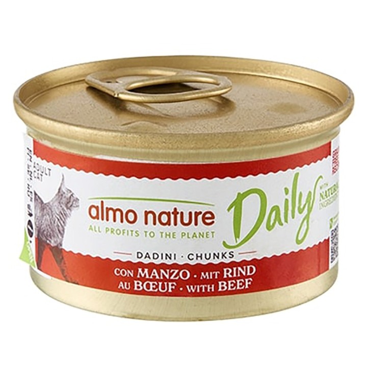 Almo Nature Daily Menu 6 x 85 g - Häppchen mit Rind