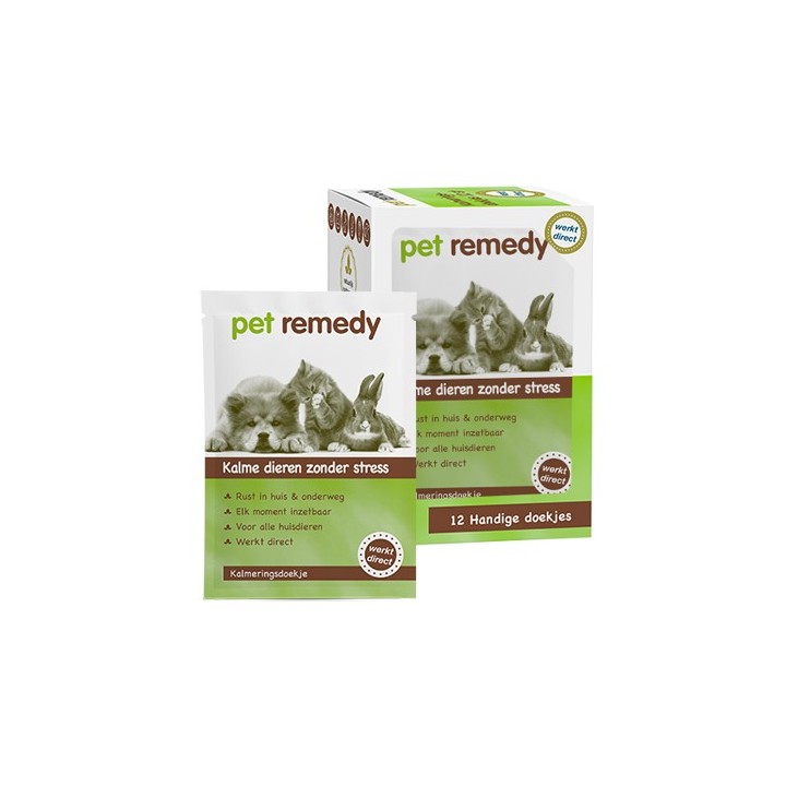 Pet Remedy Feuchttücher - 12 Stück