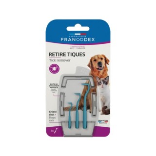 Francodex Zeckenhaken - 3 Stück