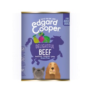 Edgard & Cooper Adult Hundefutter - Dosen - Rindfleisch - 6 x 400 g