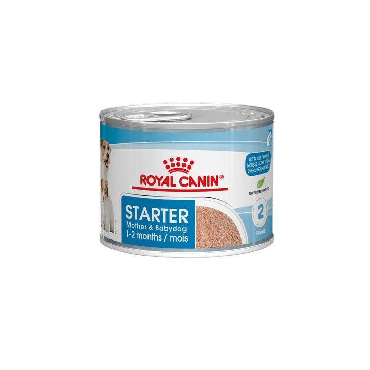 Royal Canin Starter Mousse Mother & Babydog - Hundefutter - Dosen - 12 x 195 g
