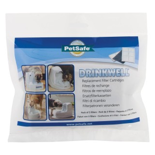 PetSafe® Drinkwell® Original Trinkbrunnen - Premium Ersatzfilter, 3 Stück (OHNE Trinkbrunnen)