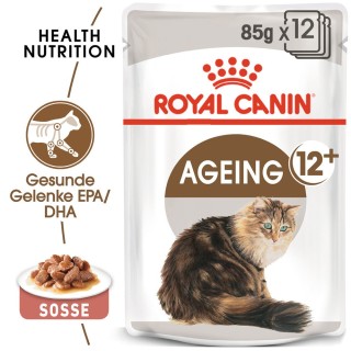 Royal Canin Ageing 12+ in Gravy Katzenfutter - Frischebeutel - 12 x 85 g
