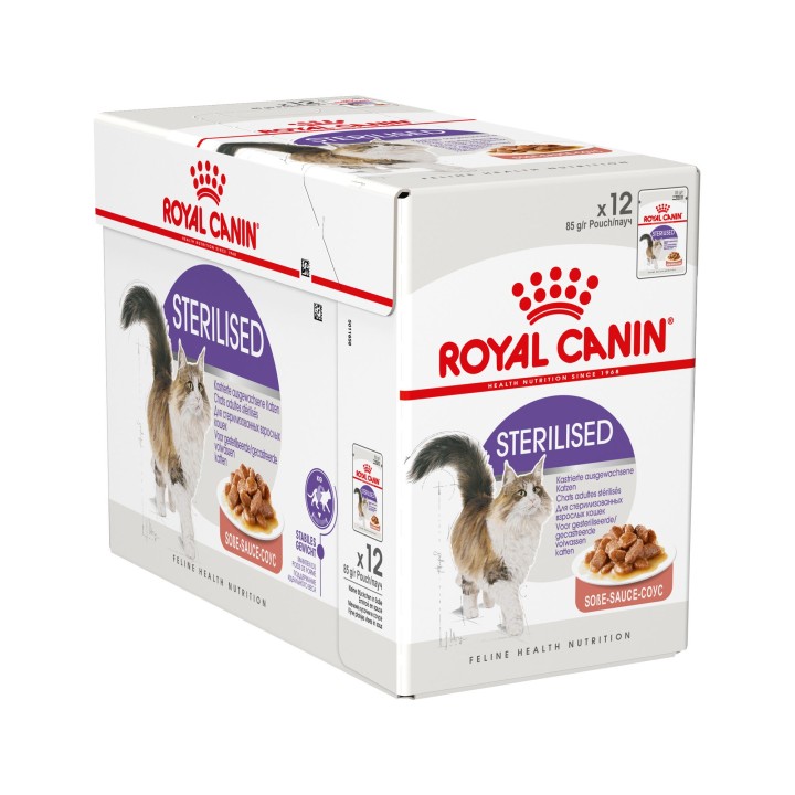 Royal Canin Sterilised in Gravy Katzenfutter - Frischebeutel - 12 x 85 g