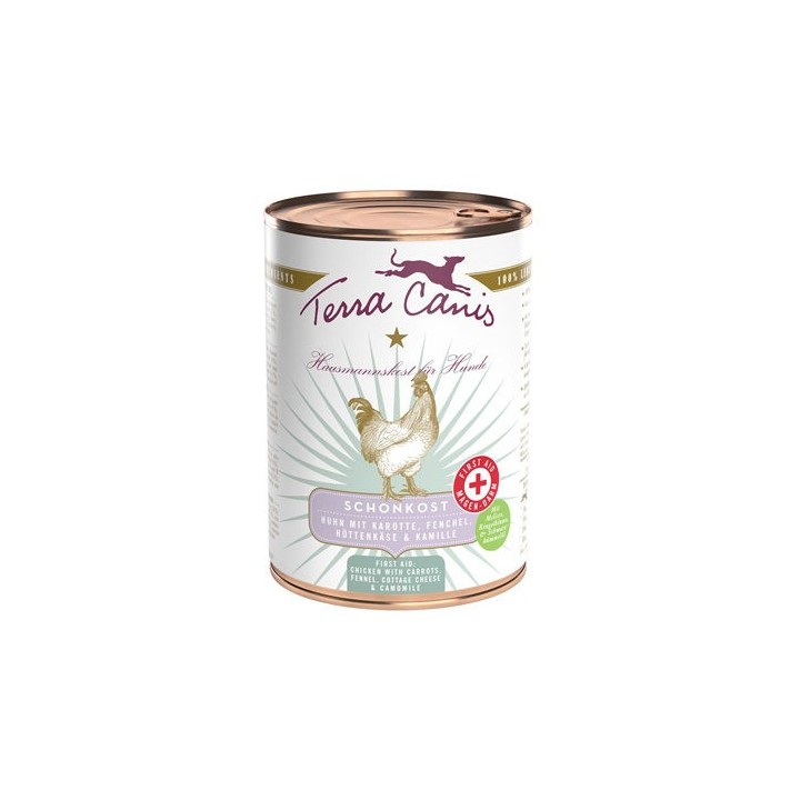 Terra Canis Erste Hilfe Magen-Darm - Dosen - Huhn - 6 x 400 g