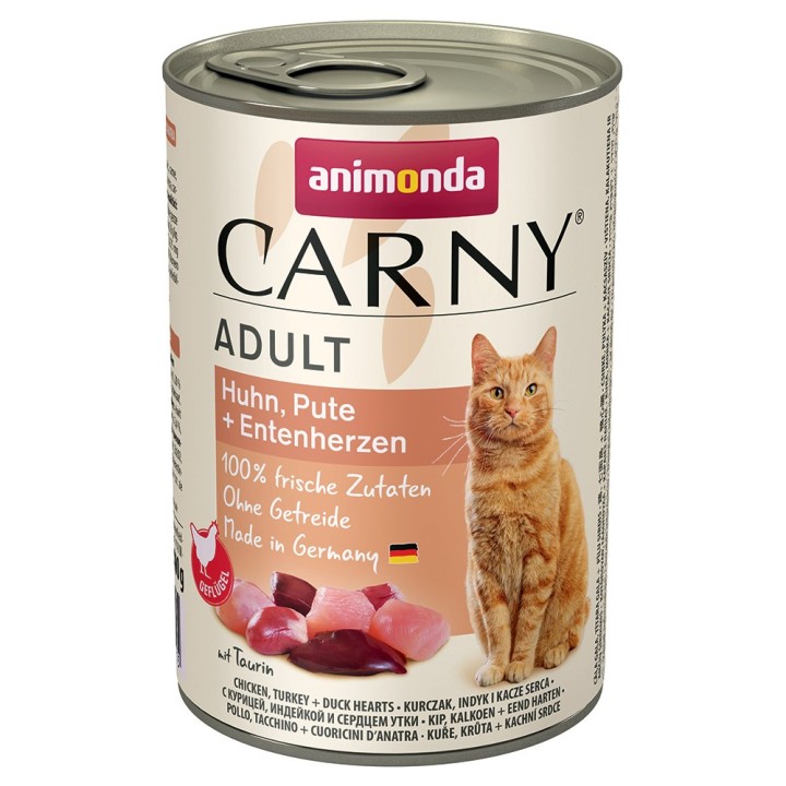 animonda Carny Adult 6 x 400 g - Rind & Huhn