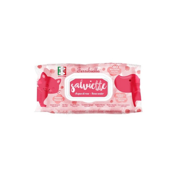 Ferribiella Wet Wipes - Rose Water