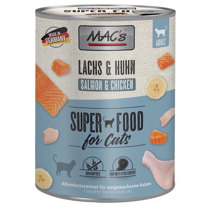 MAC´s Cat 6 x 800 g - Lachs & Hühnchen