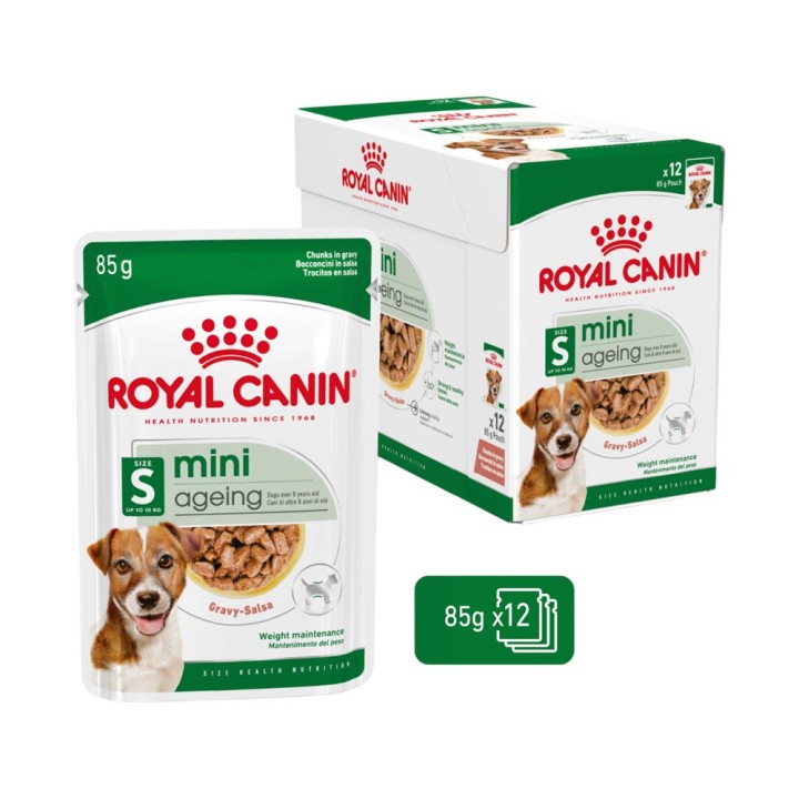 Royal Canin Mini Ageing 8+ Hundefutter - Frischebeutel - 12 x 85 g