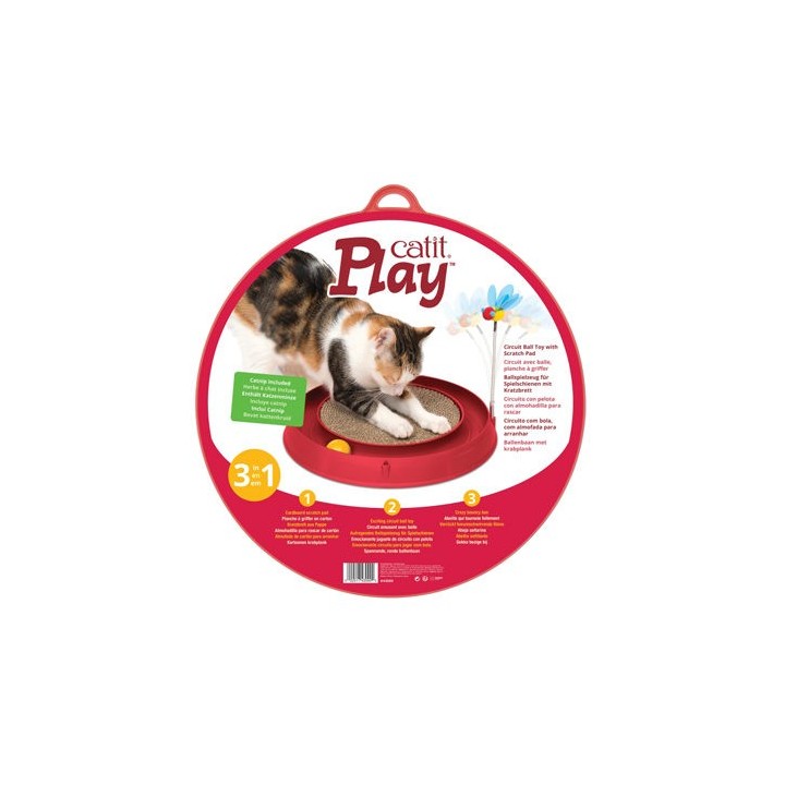 Catit Play Katzenspielzeug mit Kratzfläche