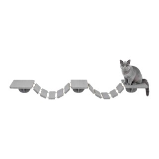 Trixie Kletterleiter zur Wandmontage - Grau