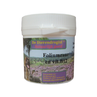 De Dierendrogist Folsäure Vitamin B13 - 100 Tabletten