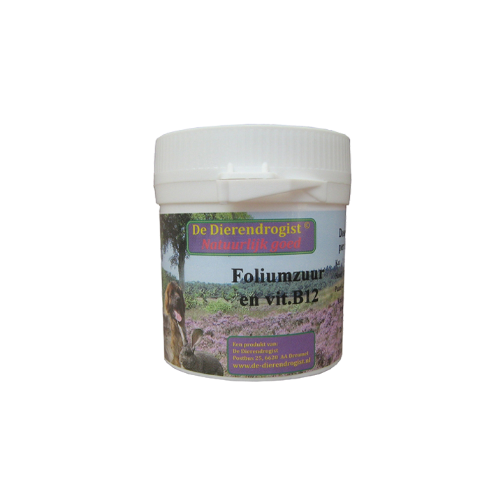 De Dierendrogist Folsäure Vitamin B13 - 100 Tabletten