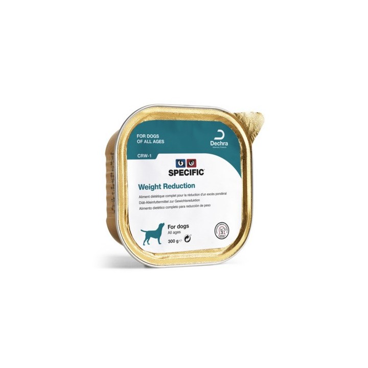 SPECIFIC Weight Reduction CRW-1 Hundefutter - Schälchen - 6 x 300 g