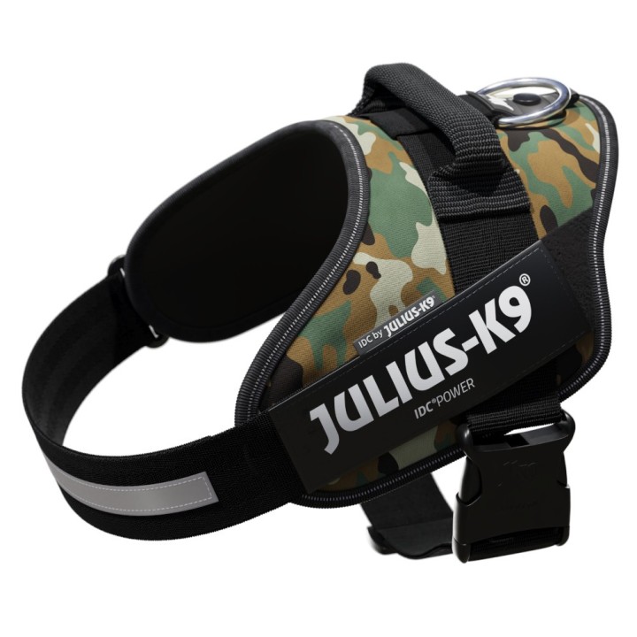 JULIUS-K9 IDC®-Powergeschirr, camouflage - Größe L: Brustumfang 63 - 85 cm