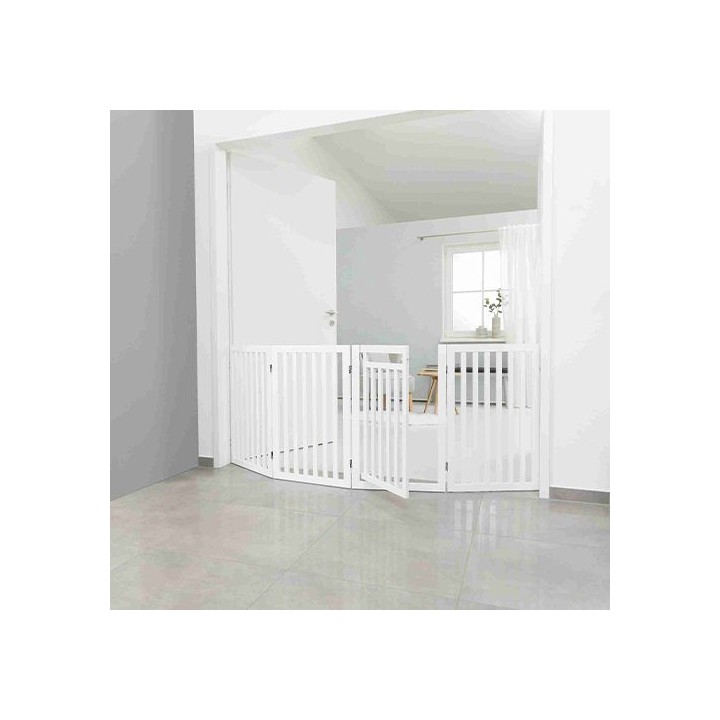 Trixie Hunde-Absperrgitter mit Tür 4-teilig