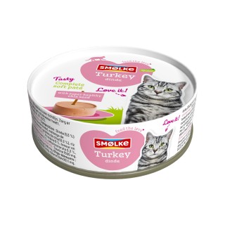 Smølke Soft Paté Katzenfutter - Dosen - Pute - 24 x 80 g