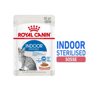 Royal Canin Sterilised Indoor in Gravy - 12 x 85 g