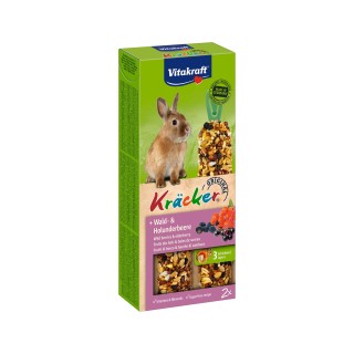 Vitakraft Kaninchen Kräcker - Wald- & Holunderbeere - 2 Stück