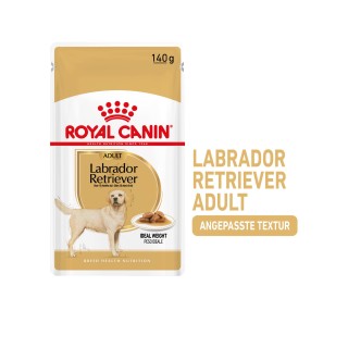 Royal Canin Labrador Retriever Adult Hundefutter - Frischebeutel - 10 x 140 g