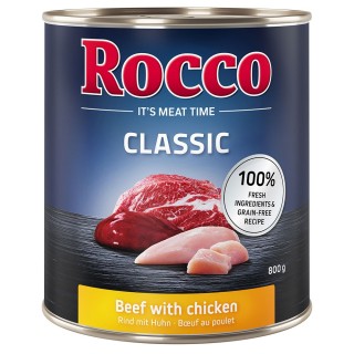 Rocco Classic 6 x 800 g - Rind mit Huhn