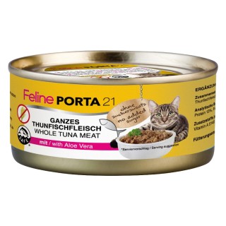 Feline Porta 21 6 x 156 g - Thunfisch mit Aloe (getreidefrei)