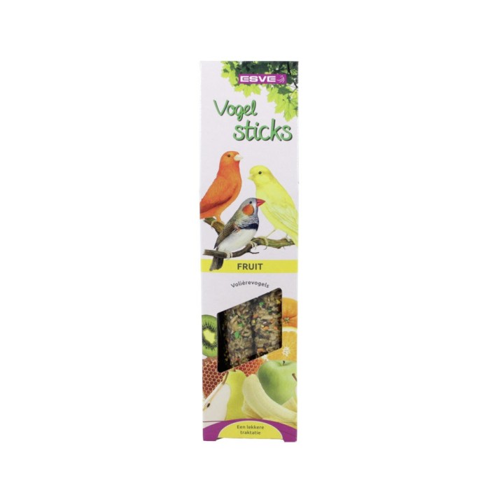 Esve Vogelsticks - Volièrenvögel Obst - 2 x 40 g