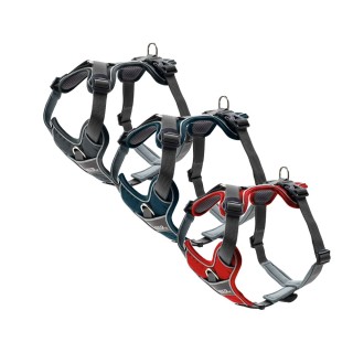 Hunter Geschirr Divo Dunkelblau/Grau - XS