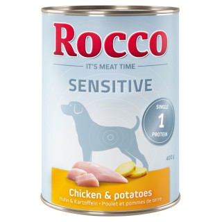 Rocco Sensitive 6 x 400 g / 800 g 6 x 400 g: Huhn mit Kartoffeln
