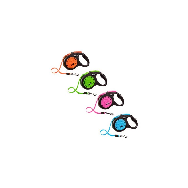 Flexi Rollleine New Neon - Orange - M