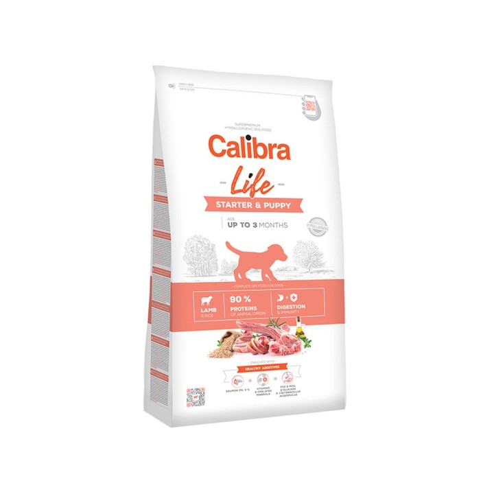 Calibra Dog Life Starter & Puppy - Lamm - 2,5 kg