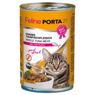Feline Porta 21 6 x 400 g - Thunfisch mit Surimi (getreidefrei)
