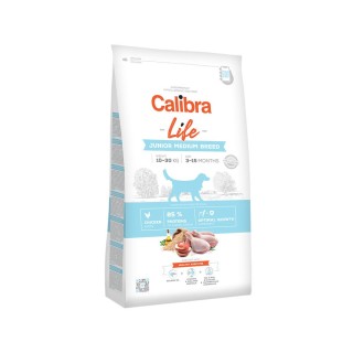 Calibra Dog Life Junior Medium Breed - Huhn - 12 kg