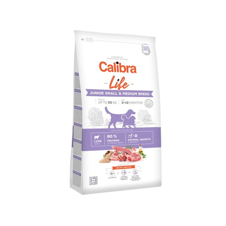 Calibra Dog Life Junior Small & Medium Breed - Lamm - 2,5 kg