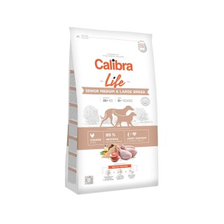 Calibra Dog Life Senior Medium & Large Breed - Huhn - 12 kg