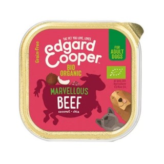 Edgard & Cooper Adult - Bio Rind - 17 x 100 g Schälchen