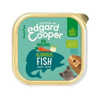 Edgard & Cooper Adult - Bio Fisch - 17 x 100 g Schälchen