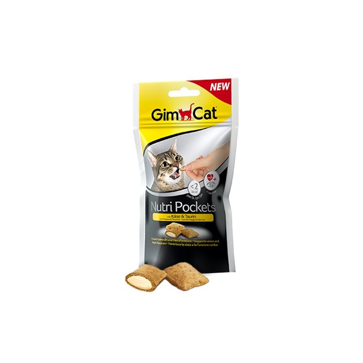 GimCat Nutri Pockets with Cheese and Taurine - 3 Stück