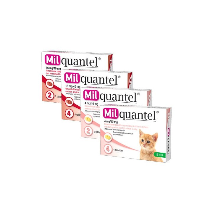 Milquantel große Katze (16 mg) - 2 Tabletten