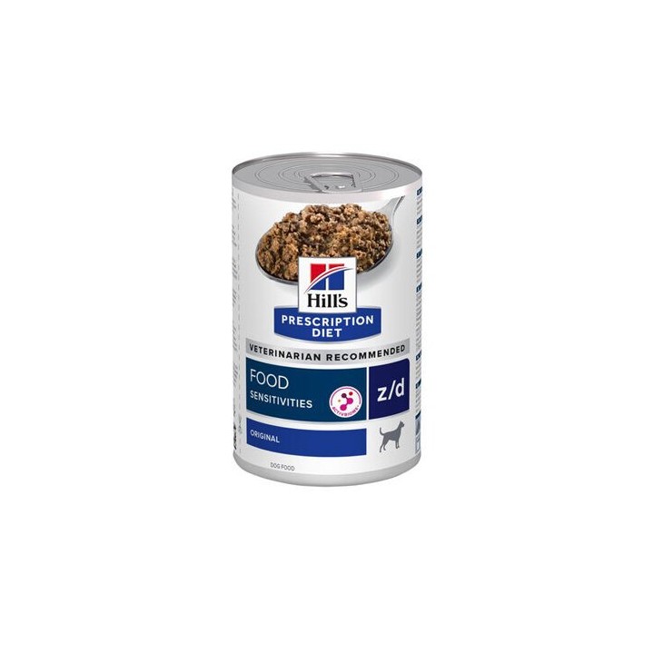 Hill's z/d Food Sensitivities Hundefutter - Dosen - 12 x 370 g