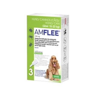 Amflee Combo Spot-on Hund - 67 mg (2-10kg) - 3 Pipetten